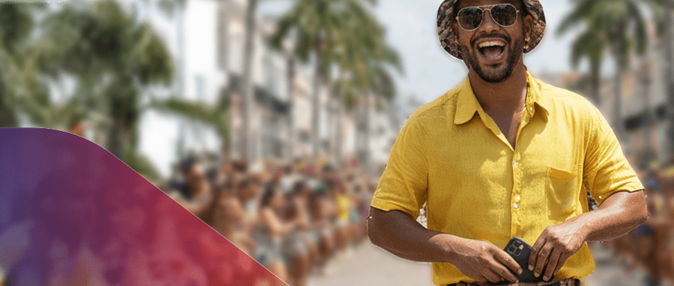 Carnaval na rua, alegria no coração e segurança no celular